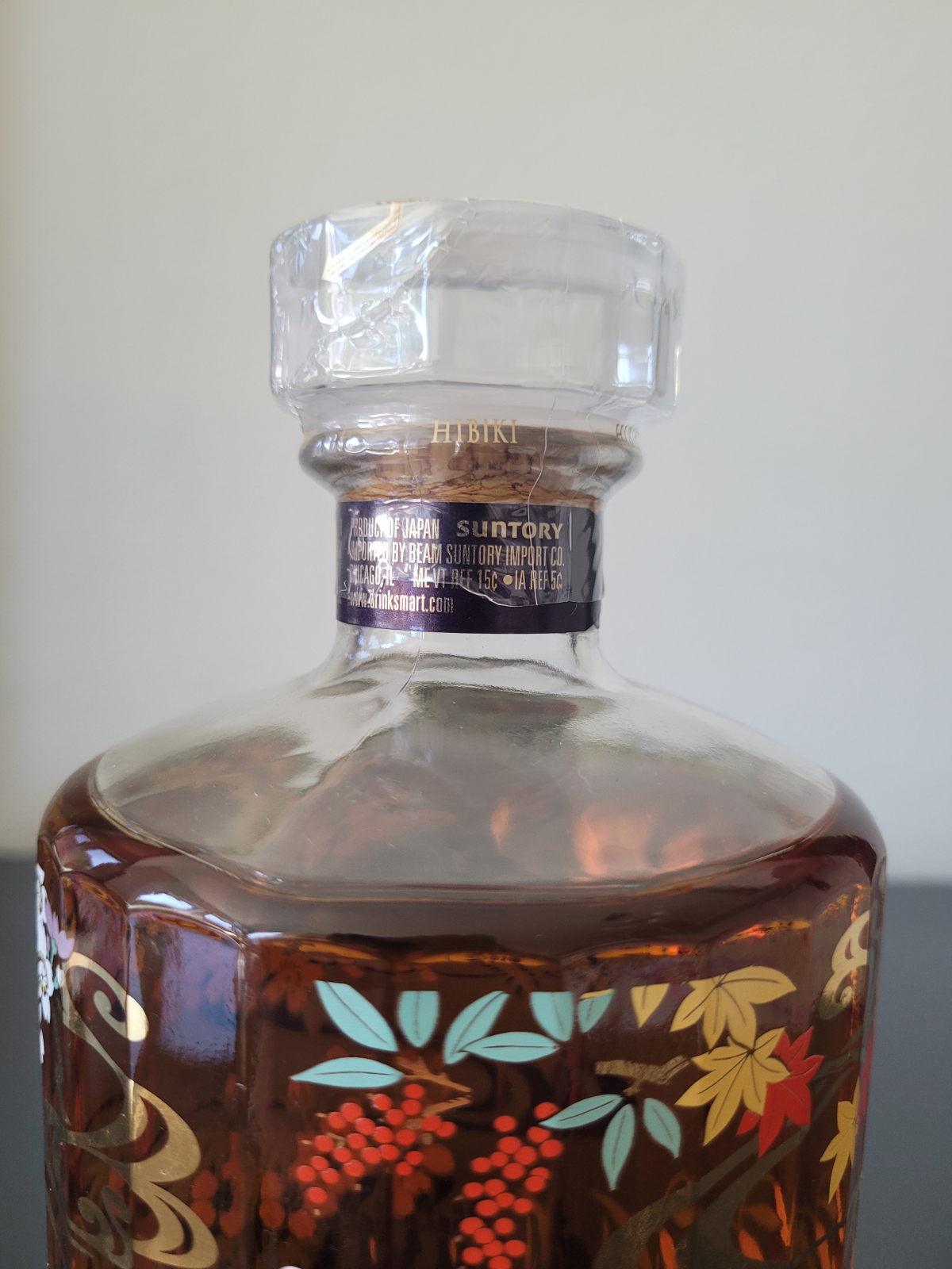 Hibiki Suntory Whisky Decorated Bottle,decanter 