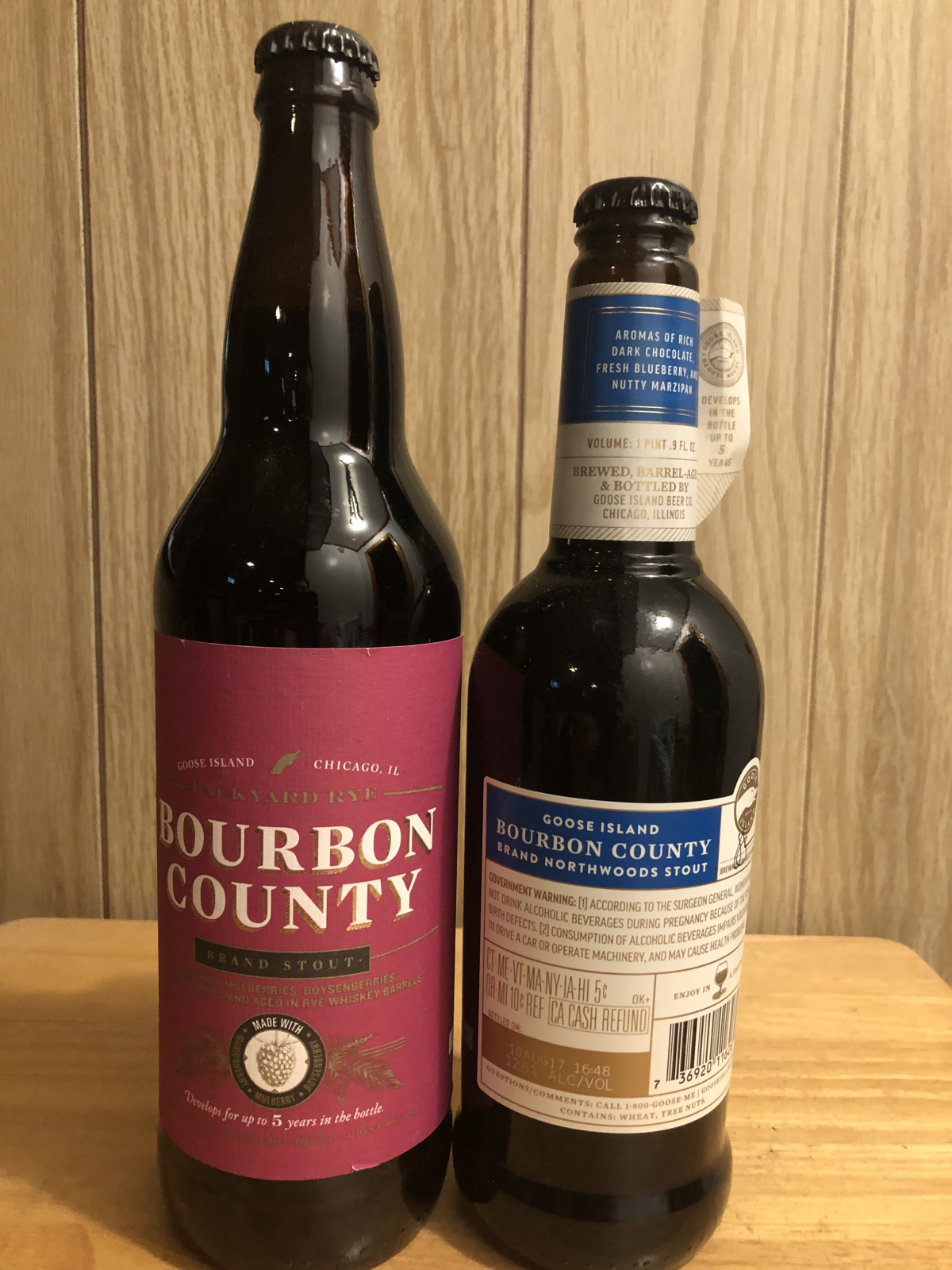 Bourbon County Backyard Rye And Northwoods Mybeercollectibles