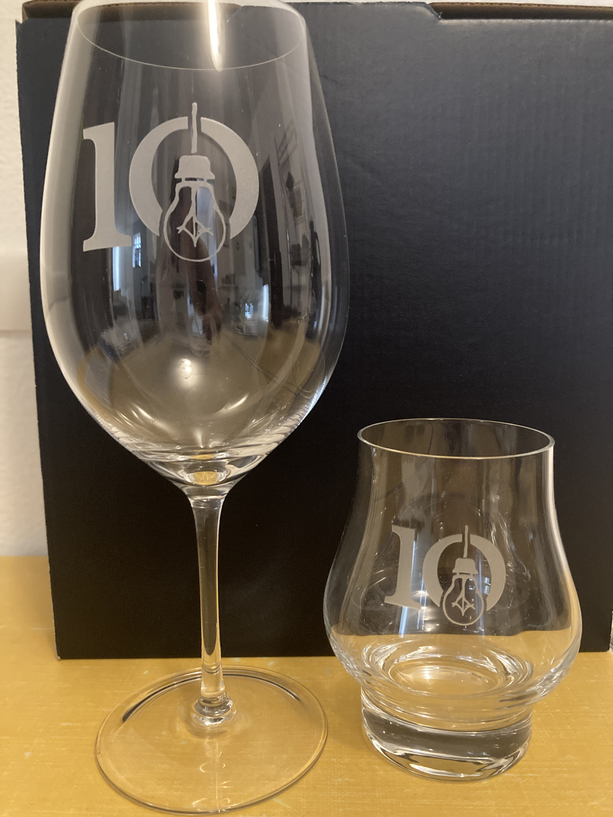 Side Project 10 Year Glassware Set