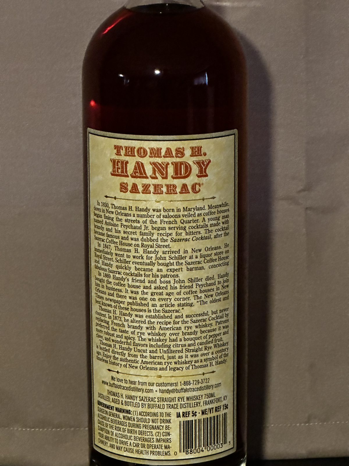 2022 Thomas H. Handy Sazerac Straight Rye Whiskey Review