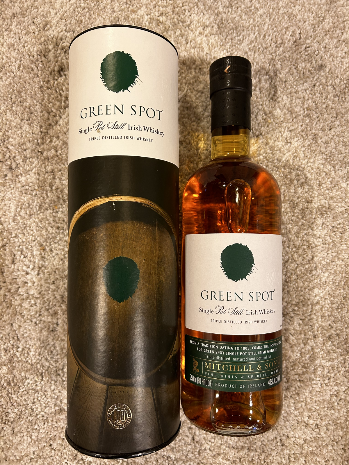 Green Spot Single Pot Still Irish Whiskey