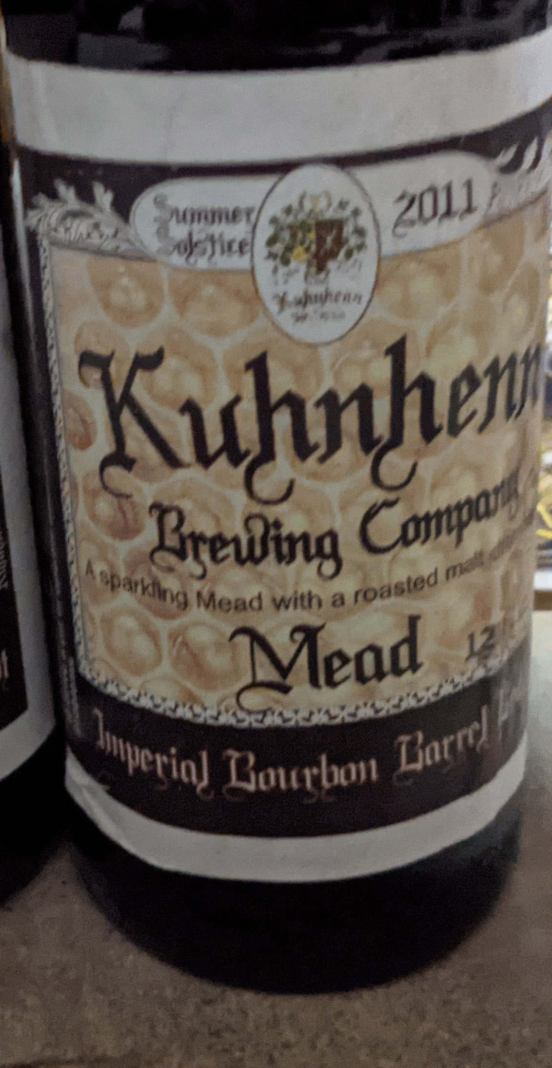 kuhnhenn 5 bottle mead set 2011 2012 raspberry eisbock bourbon barrel ...