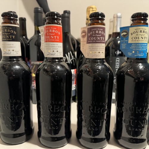 2022 Goose Island Bourbon County Stout Complete Set