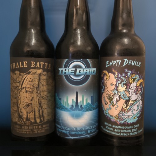 Hidden Springs 3 Bottle Barrel Aged Stout Set | FREE SHIPPING