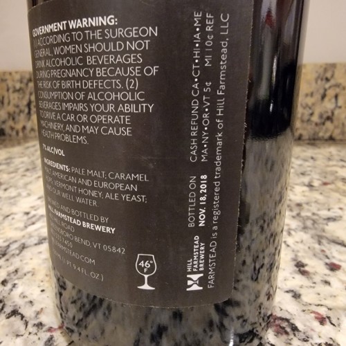 Hill Farmstead Biere De Norma 2018