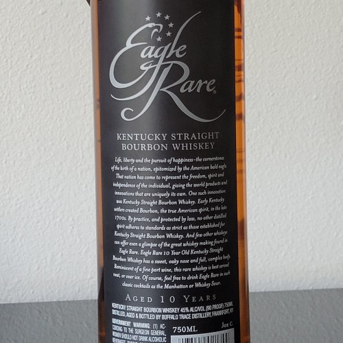 Eagle Rare 10 Year Single Barrel Bourbon 2016 batch - Store Pick