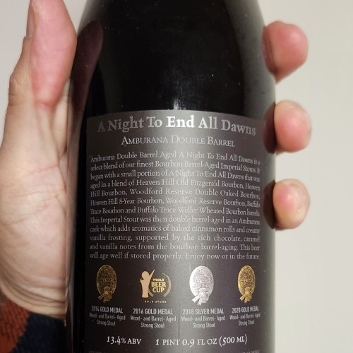 Kane DOUBLE Barrel Aged A Night to End All Dawns ANTEAD 2024 Flavors