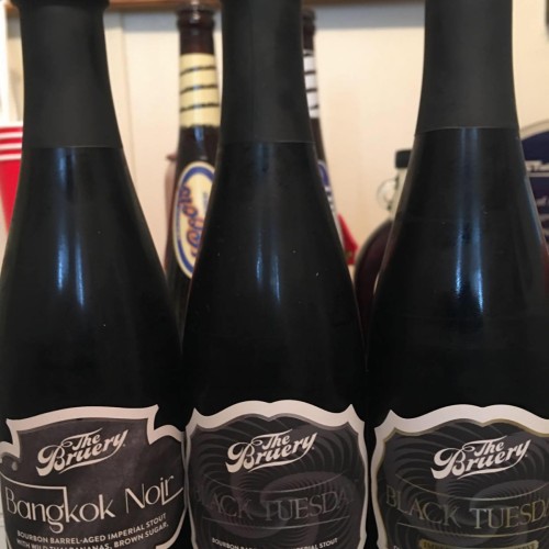 BRUERY BANGKOK NOIR, BLACK TUESDAY (REG), BT IMPERIAL GRAND RESERVE (2024) NOT ANGRY CHAIR OR TRIPPING ANIMALS OR THREE FLOYDS, 3 FLOYD'S