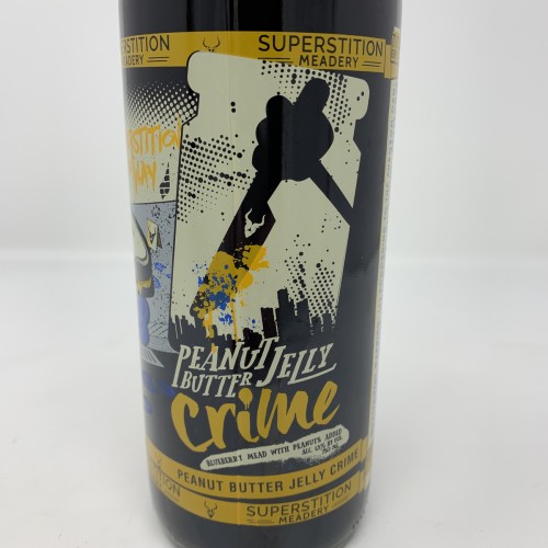 Superstition Meadery Peanut Butter Jelly Crime New Label Latest