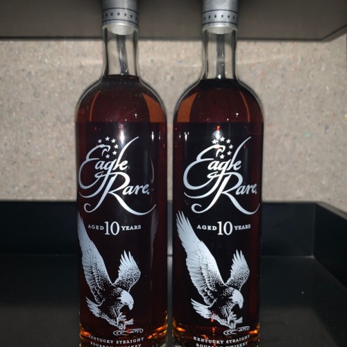 2 bottles of Eagle Rare 10 year bourbon Sazerac Buffalo Trace