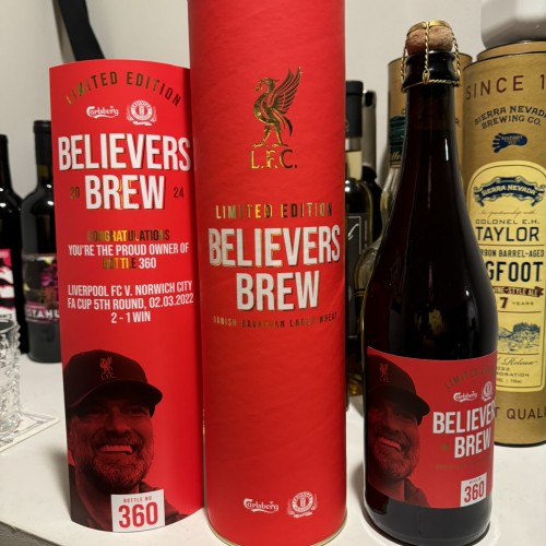 Carlsberg / ERDINGER Liverpool FC Believers Brew Limited Edition /491