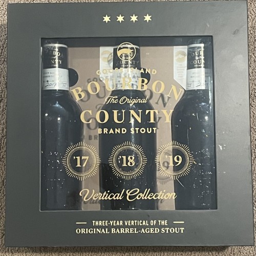 Goose Island Bourbon County Barrel Stout 3 Year Vertical Box Set 2017, 2018, 2019