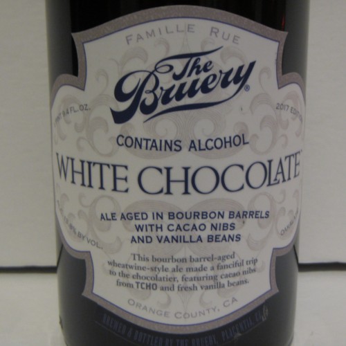 The Bruery White Chocolate 2017 Bourbon Barrel Wheatwine Ale, 22 oz Bottle