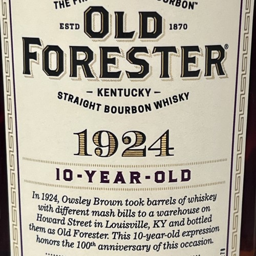 Old Forester 1924 10 Year(2025)