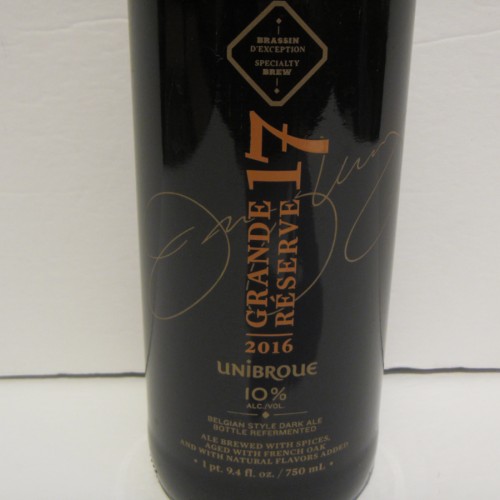 Unibroue Grande Reserve 17 (2016), 22 oz Bottle (retired)