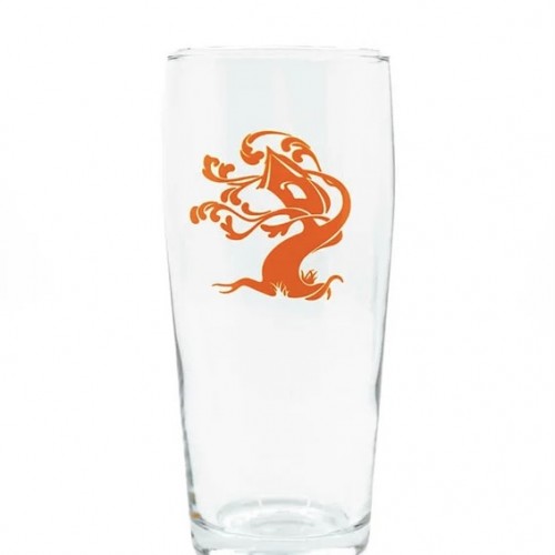 Tree House Orange Willi Pint Glass New