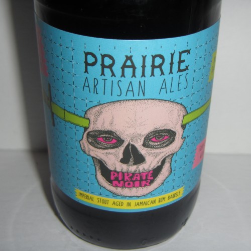 Prairie Artisan Ales 2016 Pirate Noir, Rum Aged Stout, 12 oz bottle