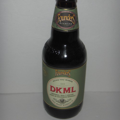 Founders DKML 2017 Barrel Aged Malt Liquor, 12 oz bottle (retired)