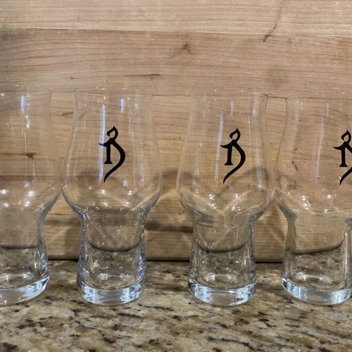 Alchemist Brewing Taster Glasses Set of 4 ~ Heady Topper Focal Banger