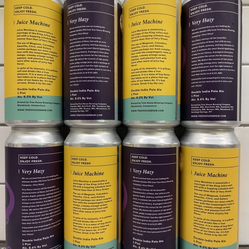 Tree House Woodstock Double IPA Can 8-Pack - 4 ea Very Hazy & Juice Machine