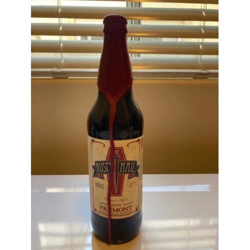 Fremont Brewing The Rusty Nail BOURBON BARREL AGED IMPERIAL STOUT WITH LICORICE AND CINNAMON BARK 2019