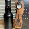 Side Project - Lightbulb - Fan Tribute - Beer Bottle Opener - Made from Walnut from Wisconsin