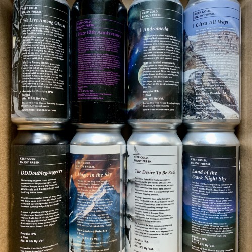 Tree House 8pk Haze 10th Ann, Andromeda, Citra All Ways, Dddoublegangerrr, We Live Among Ghosts, Desire To Be Real, Magic In The Sky, Dark Night Sky