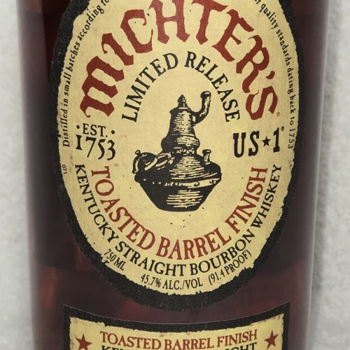 michters toasted barrel finish