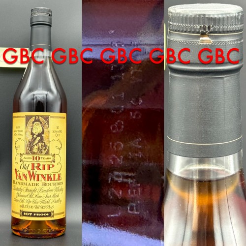 Old Rip Van Winkle Pappy 10 Year Old Kentucky Straight Bourbon Whiskey 750ml 2023