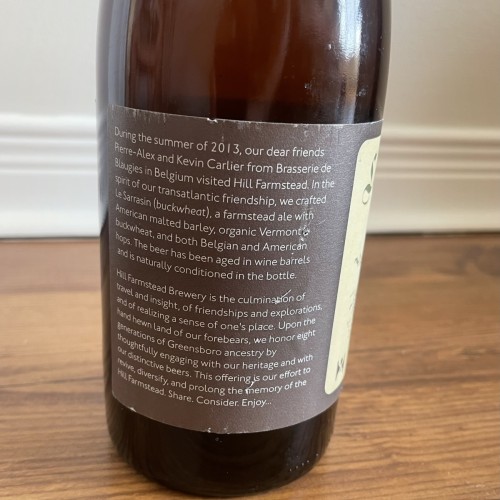 Le sarrasin - Hill Farmstead