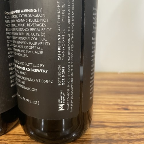 Hill Farmstead Stout Lot: Damon 2018, Beyond Good & Evil 2019, Madness & Civilization 14 MC