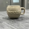 Monkish Ceramic Skull Coffee Mug [BONE]