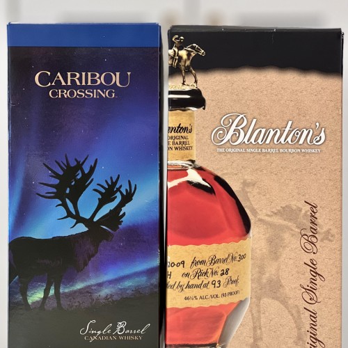 Blanton's Original Single Barrel & Caribou Crossing Single Barrel