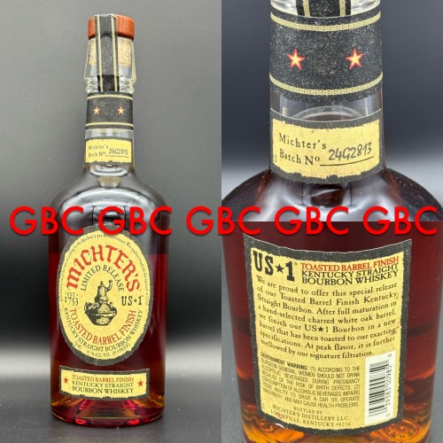 Michters US1 Toasted Barrel Finish Bourbon Whiskey 750ml 2024