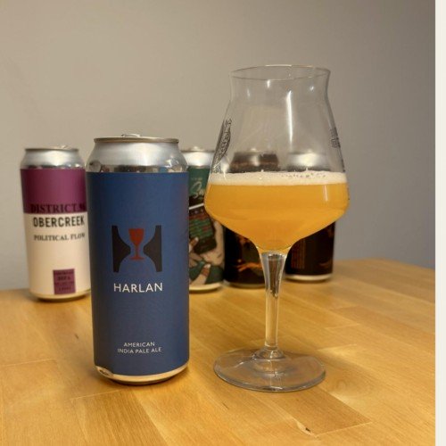 Hill Farmstead: 12 cans of Harlan. Brewed fresh and cold on 2/1/25.