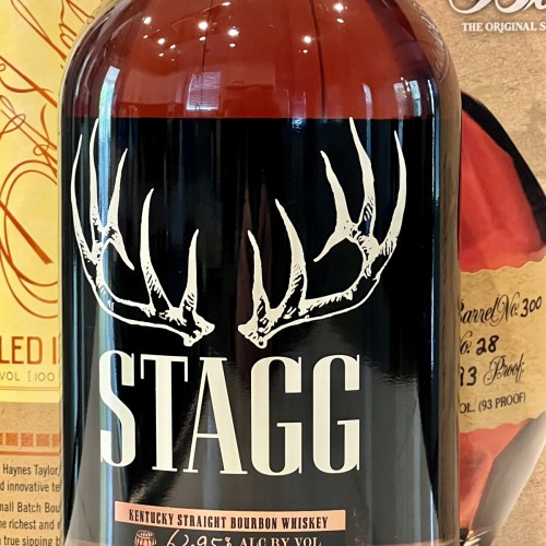 Stagg(23C), Blanton's , and EH Taylor Small Batch