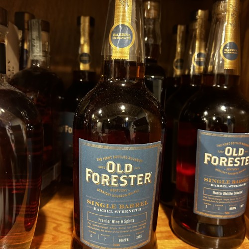 Old Forester Single Barrel Barrel Strength Store Pick