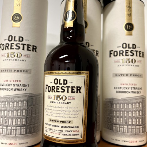 Old Forester 150th / 150 Anniversary Batch Proof Set - Batches 1-3