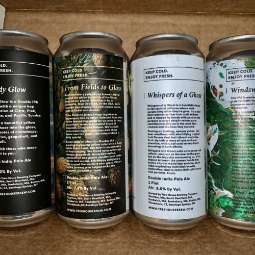 Tree House 4pk Whispers Of A Ghost, Steady Glow, Windswept, From Fields To Glass