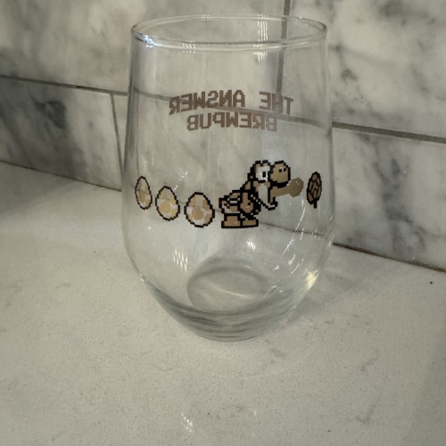 Gold Yoshi Glass - 10th Anniversary