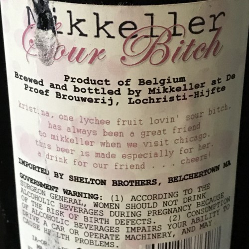 De Proef Mikkeller Sour Bitch Lychee Labmic (2011)