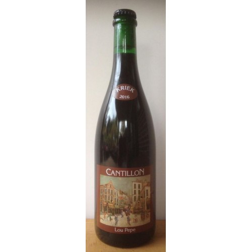 1 bottle (75cl) of CANTILLON Lou Pepe Kriek 2016 sticker