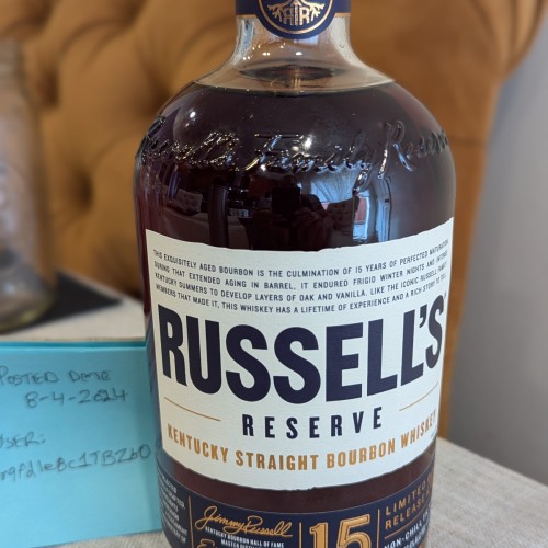 Russell’s Reserve 15-Year-Old Bourbon