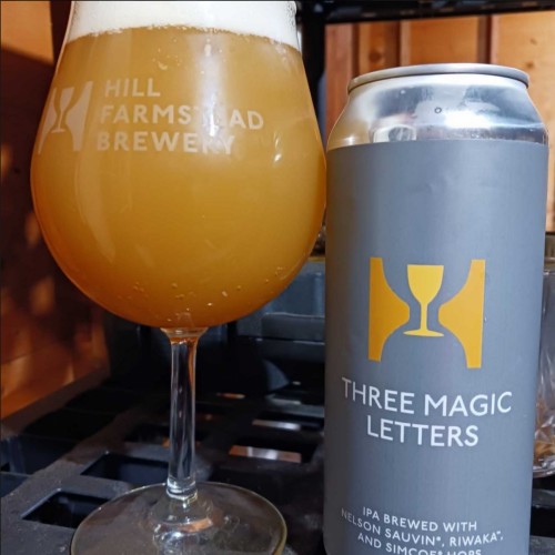 Hill Farmstead -- Three Magic Letters IPA -- Aug 20th