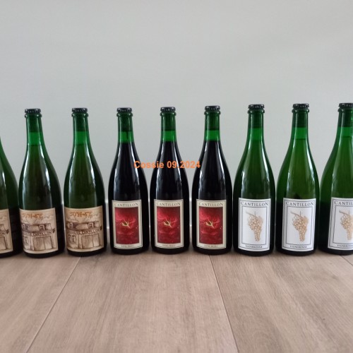 9 bottles CANTILLON - 50N4E, Sang Bleu & Vigneronne