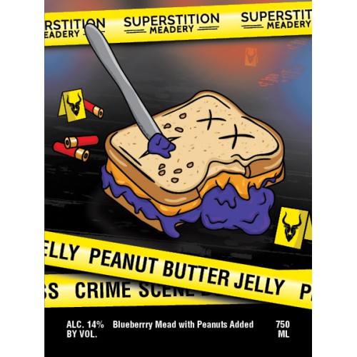 Superstition Meadery Peanut Butter Jelly Crime Batch 6