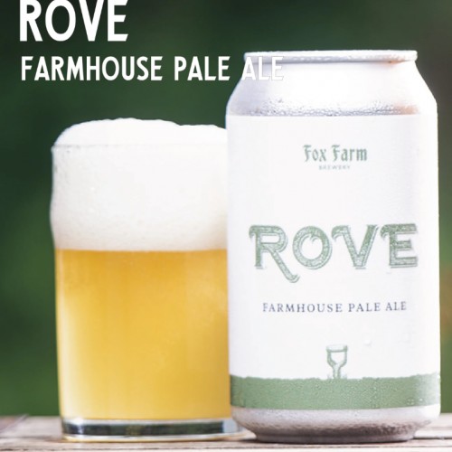 Fox Farm Brewery -- Rove  Farmhouse Pale Ale -- July 3 release