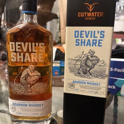 Cutwater Spirits Devil’s Share Bourbon Whiskey Batch 01