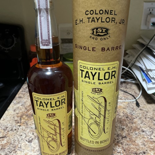 E. H. Taylor single barrel bourbon…. Free shipping