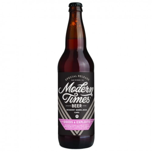 Modern Times - Deeds & Exploits Aged in Port & Spanish Brandy Barrels w/Vanilla & Cognac-conditioned Coffee